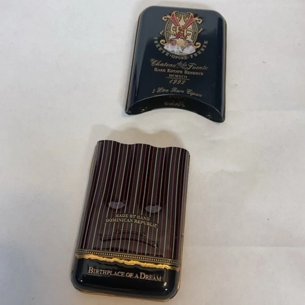 Vintage Arturo Fuente Opus X Robusto Tin 48 Gauge Ring 5